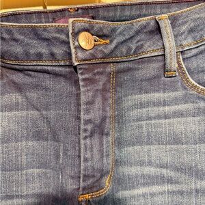 NYDJ Boyfriend Dark Blue Straight Jeans